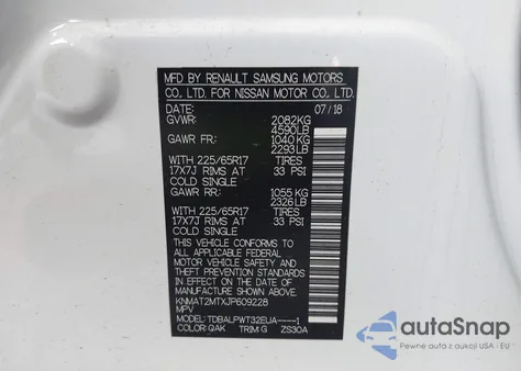 2018 Nissan Rogue S from USA, damaged, VIN KNMAT2MTXJP609228